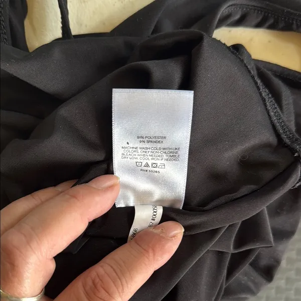 Express Black Sleeveless Bodysuit size medium - Image 7