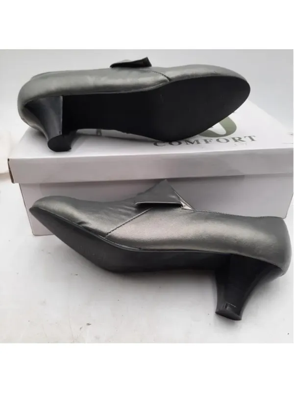 AJ Valenci Leather Shooties Comfort Shoes Boots 7.5 M Pewter - Image 6