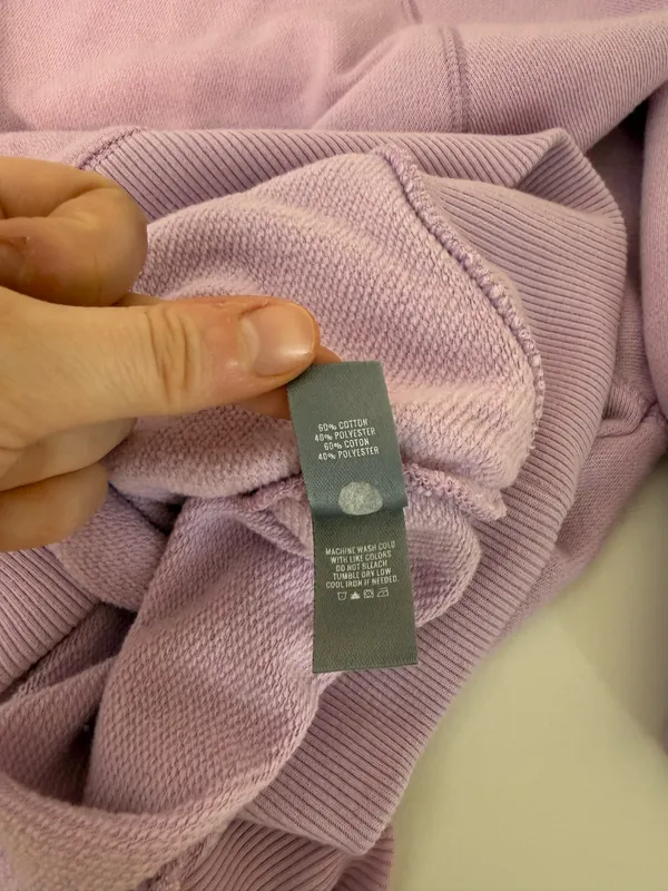 Aerie Light Purple Oversized Tunic Sweatshirt Lilac Pullover - Image 10