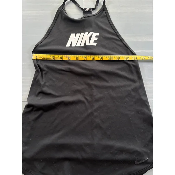 Nike Racer back Tank Workout Running Women Dry fit XS - Image 2