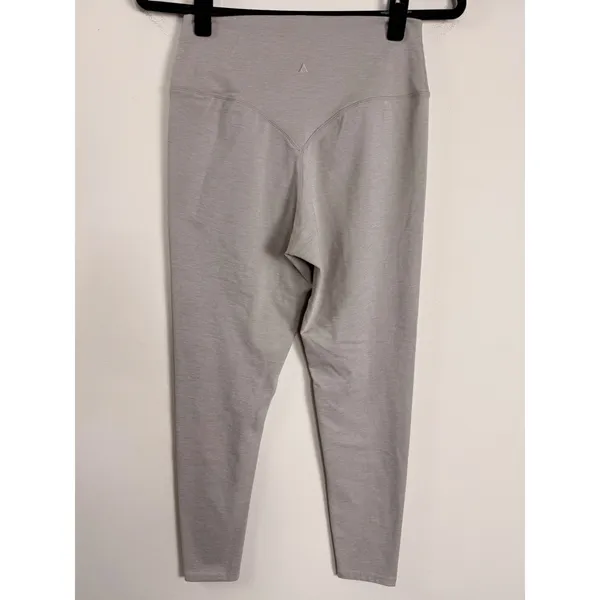 Vitality Women High Rise Heathered Taupe V-Back Leggings Size Medium - Image 2