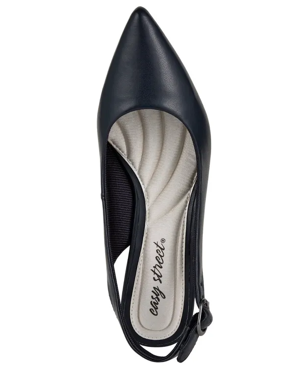 Easy Street Faye Slingback Kitten-Heel Pumps Size 7 M - Image 4