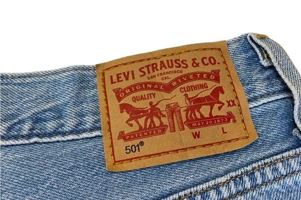501 Jean Shorts Levi’s Button Fly - Image 3