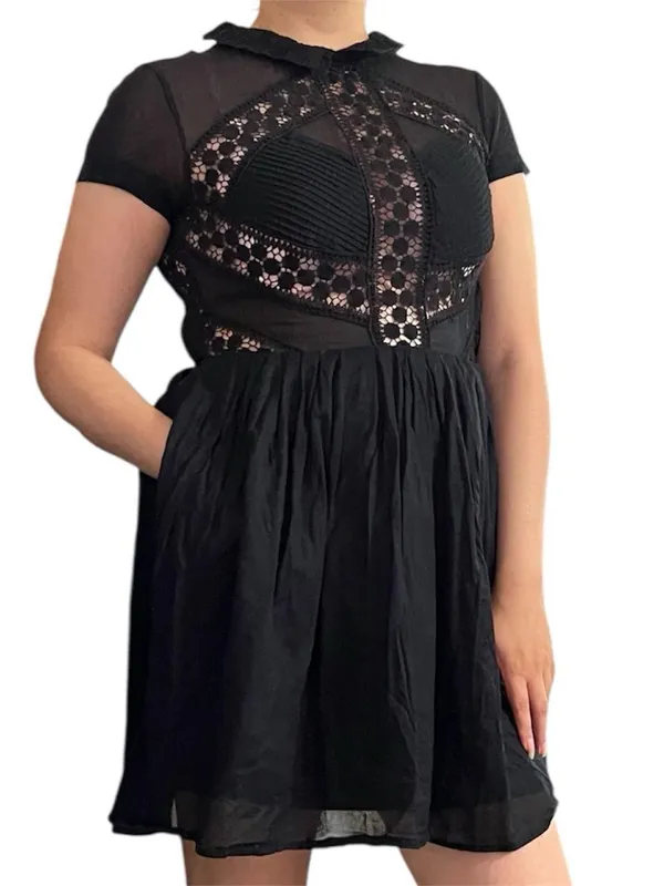Free People black lace dress - Image 2