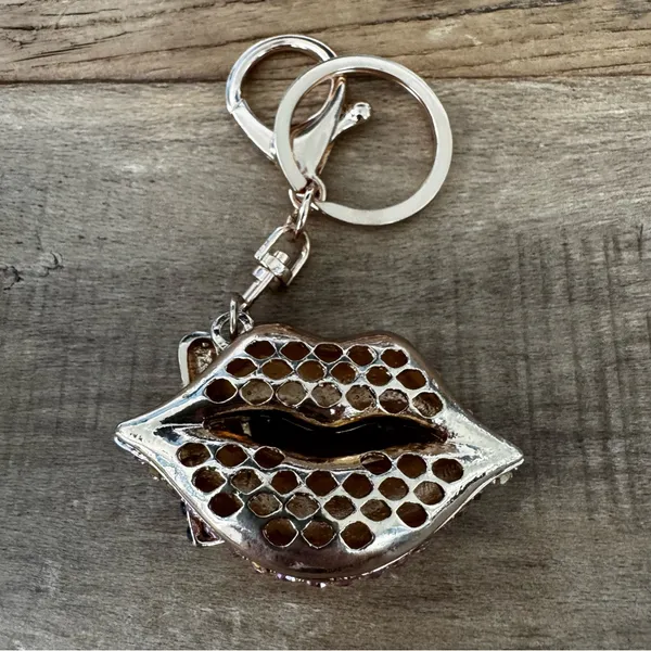 Glamorous Pink lipstick Keychain Purse Charm for Handbag Zinc Alloy NEW! - Image 8