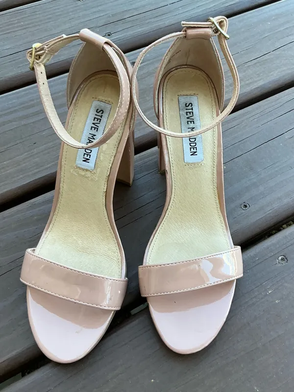 Steve Madden Blush Patent Block Heel Sandals🌷🌷 - Image 6