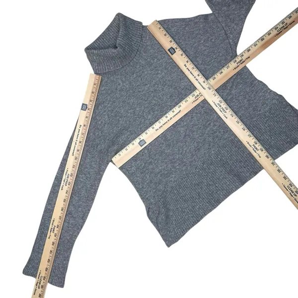 J. Crew Turtleneck Sweater in Supersoft Yarn Size XS‎ Gray Wool Alpaca Classic - Image 7