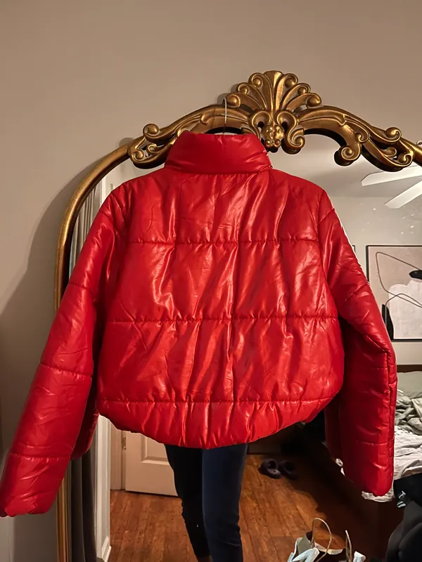 Red Puffer Jacket - Image 2
