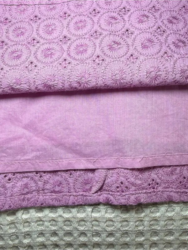 Fresh Produce Dress XL Cotton Eyelet Square Neck Tank Beach Cottage Core Purple - Image 6