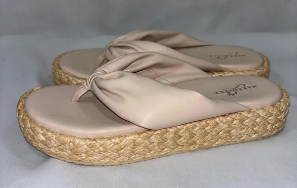 Naked Feet COSTA IN ROSETTE ESPADRILLE SANDALS - Image 3