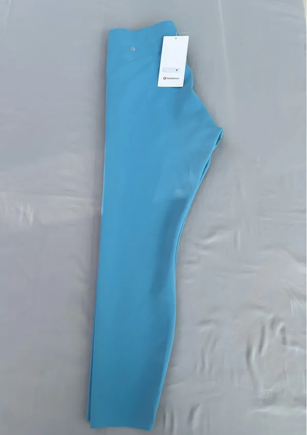 NWT Lululemon Wunder Under Smooth Cover HR Tight Leggings Size 12 Pool LW5FZES - Image 11