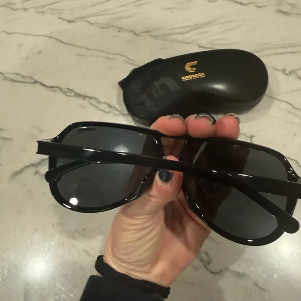 Carrera 1045/S 807IR Black Aviator Pilot Sunglasses 61mm w/ Case NWOT - Image 3