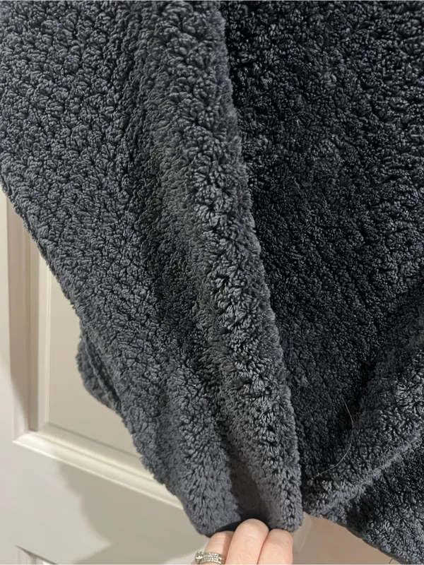 Columbia Cozy Full-Zip Teddy Jacket in Charcoal Gray Size small - Image 5