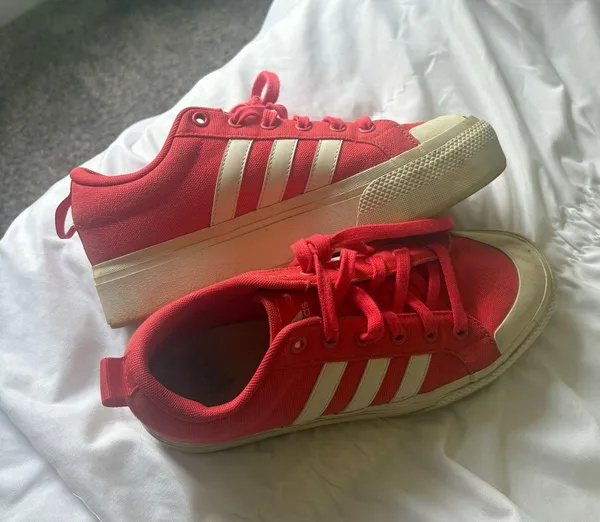 Orange Adidas Shoes - Image 2