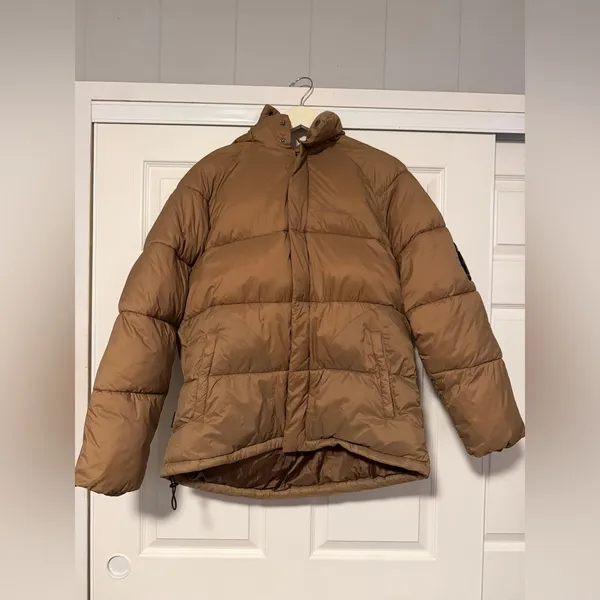 Iets Frans Thermore Insulated Puffer Jacket $124 Fall Winter‎ Cozy Warm Brown - Image 4