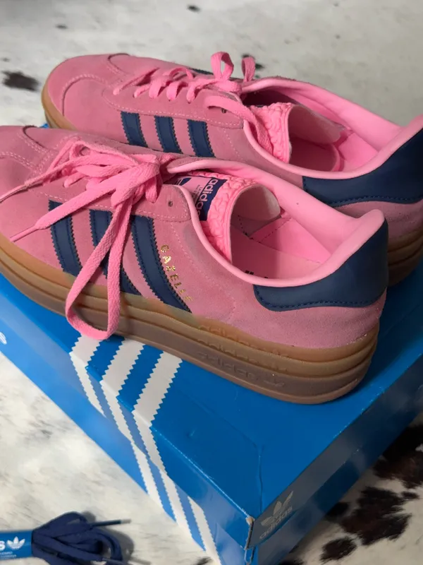 Adidas Gazelle Sneakers Pink Blue Bold - Image 4