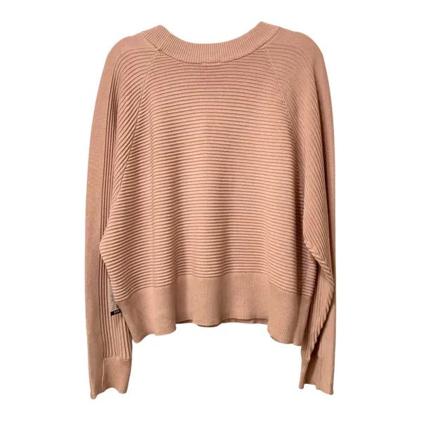 NWT Women's FLX Raglan Ottoman Stitch Pullover Sweater in Ballet Pink Size XXL - Image 4