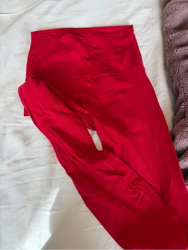 lululemon athletica High-Rise Red Leggings - Image 2