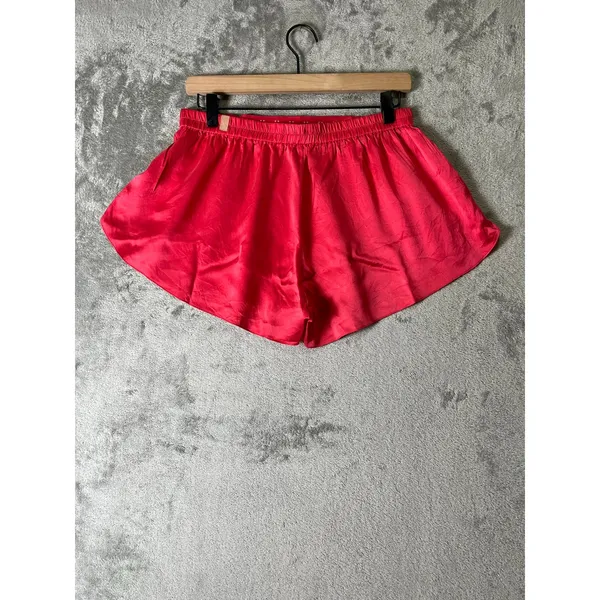 Lunya 100% Silk Tulip Shorts Hot Pink Lounge Sleepwear Pajama Bottoms Small - Image 3