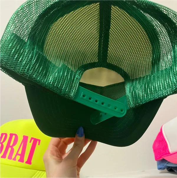 St Patrick's Day Lucky Green Trucker Hat - Image 2