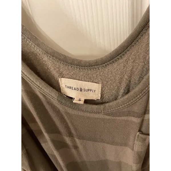 Thread & Supply Sage Camo Soft Elastic Waist Jumper, S - Image 6