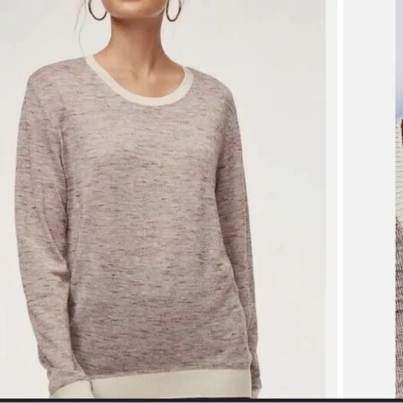 Wilfred aritzia women’s small‎ berri marled crewneck sweater - Image 2