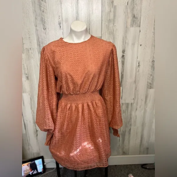 Missvishne orange dress Orange - Image 2
