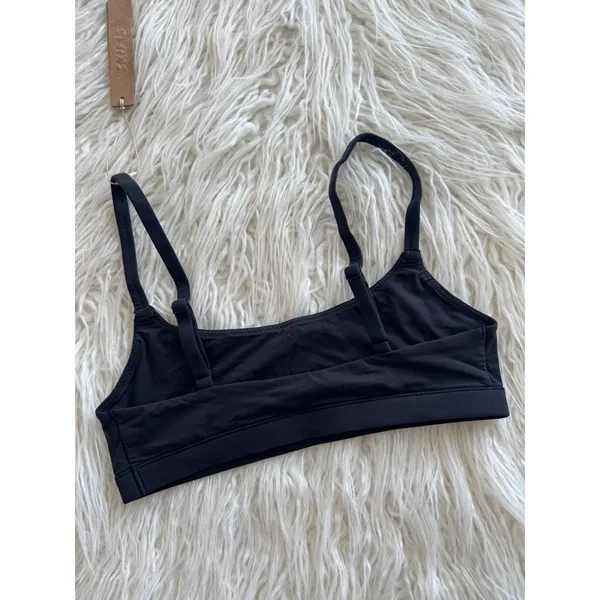 Skims Fits Everybody Scoop Neck Bralette Onyx Size XS - Image 5