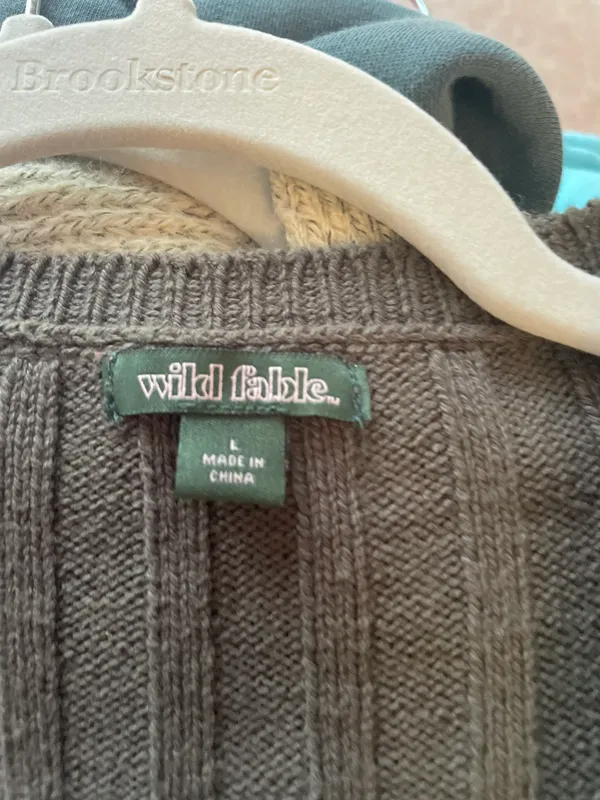 Green Button Up Sweater  - Image 3