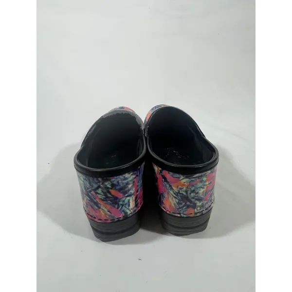 Dansko Professional Women Clog Multi Color Abstract Print‎ Slip On Medical Sz 38 - Image 4