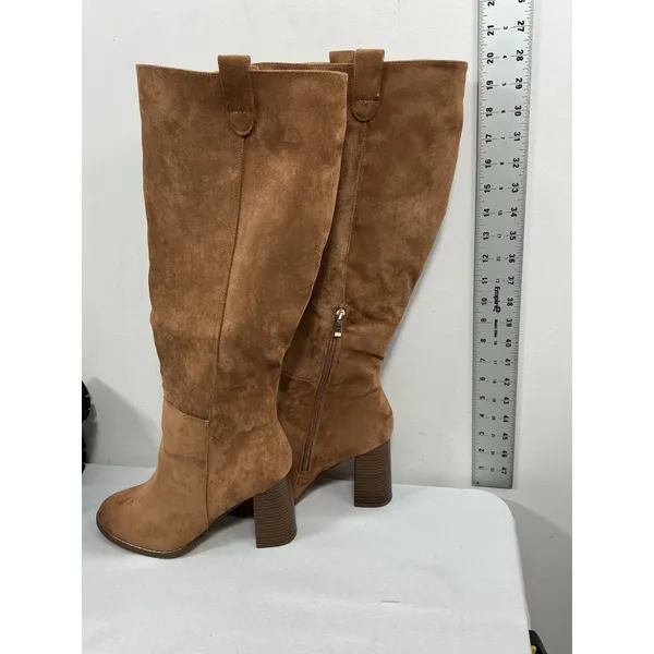 Womans Excellent Condition Knee High Fashion Riding Boots 11 Chestnut - Image 3