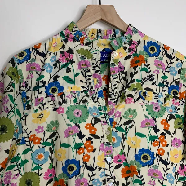 Ro's Garden Vibeka Ruffle Mini Dress Womens Medium - Image 9
