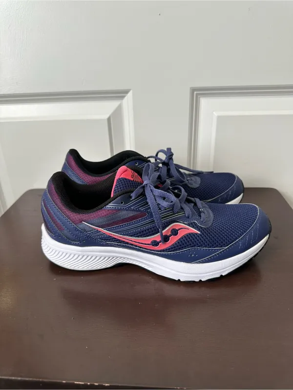 Saucony Cohesion 15 Womens Shoes Size 10 Running Cobalt Punch Athletic Sneakers - Image 2