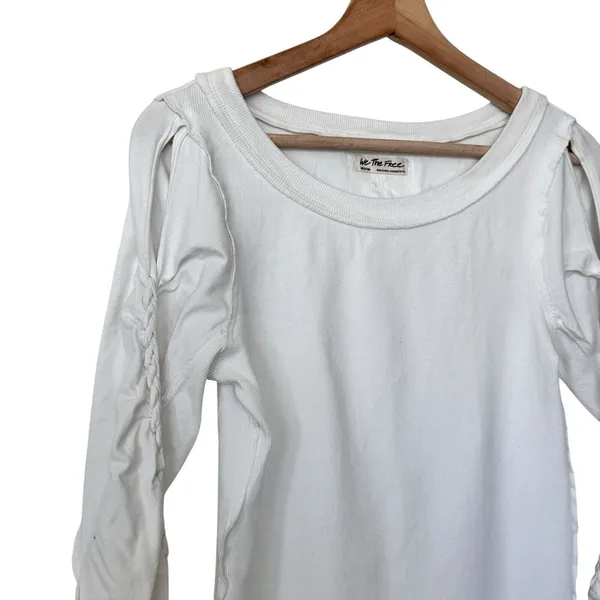 Free People We the Free M Daisy Chain Cuff Cut Out Twisted Detailed Sleeves Top - Image 11