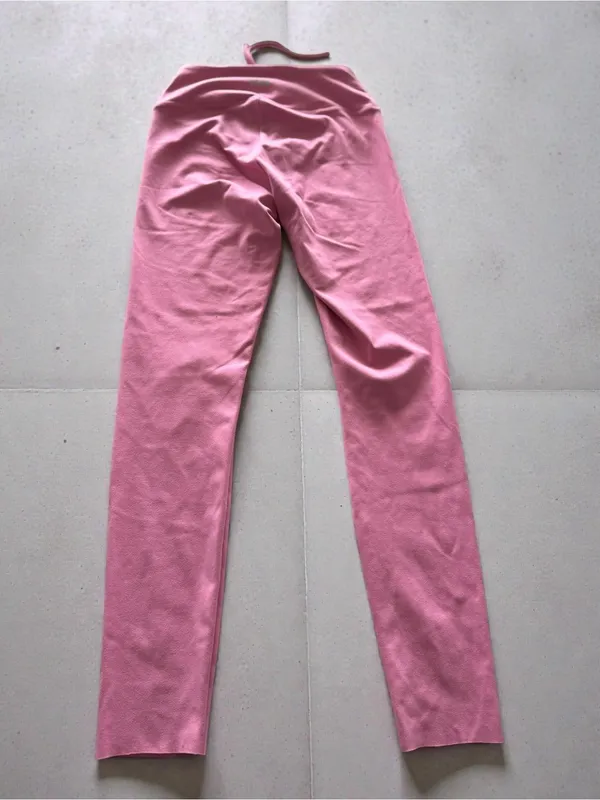 Pink Active Victoria's Secret Cinched Front High Waisted Leggings Rose Small‎ - Image 3