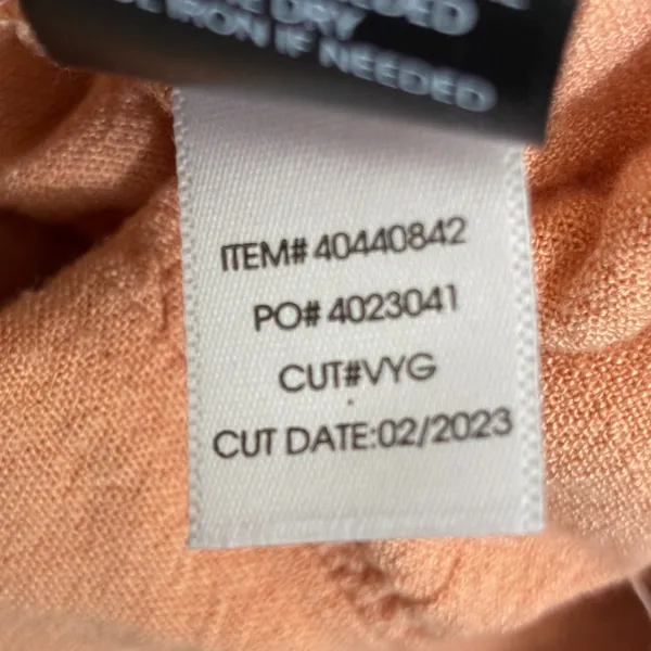 Torrid Tiered Smocked Back Ruffle Strap Midi Dress Peach Boho Size 1 - Image 7