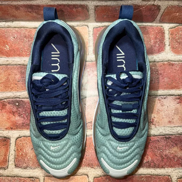 Pre-Owned Nike Air Max 720 Northern Lights Blue Metallic Shoes Size 6 AR9293-001 - Image 2
