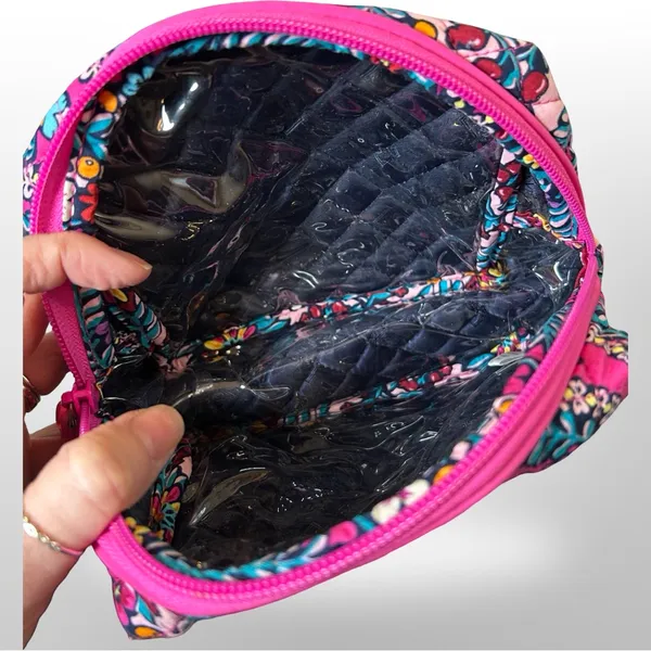 Vera Bradley Iconic Small/Medium Cosmetic Bag – Kaleidoscope - Image 2