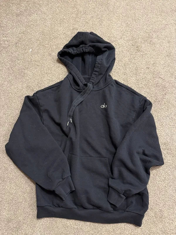 Alo Yoga Black Accolade Hoodie size M - Image 3