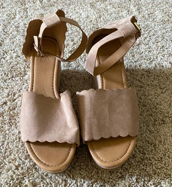 Charlotte Russe Open Toe Wedges - Image 5