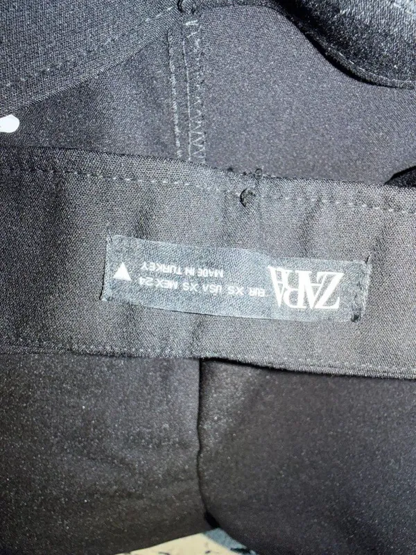 ZARA Black Mini Skirt Skort Size XS Womens - Image 6