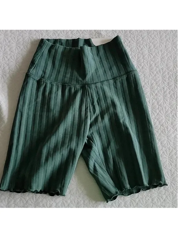 OFFLINE By Aerie OG Groove 7" Bike Shorts Size Small Color: Sycamore Green The - Image 2