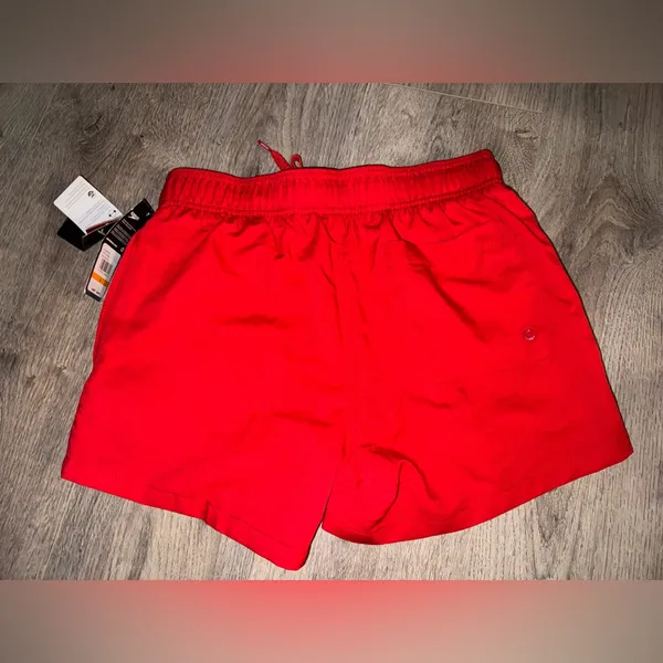 NEW SPEEDO Red Shorts Small Comfort Stretch - Image 5
