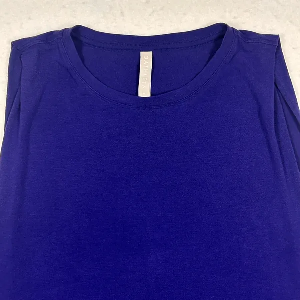 Athleta Womens Muscle Tank Top Royal‎ Blue Sleeveless Workout Gym Shirt Size M - Image 3