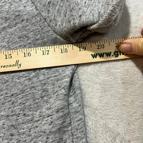 Gap Womens Sweatshirt dress crewneck Raglan sleeve Sm Gray - Image 5
