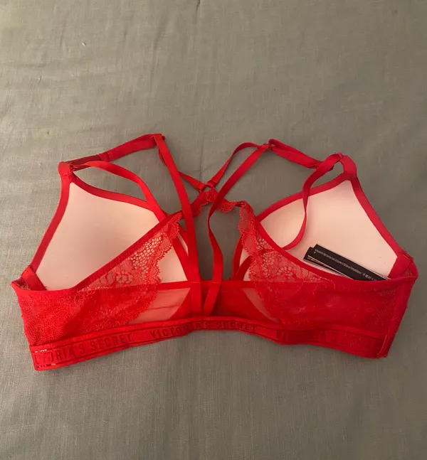 Victoria's Secret Red Push Up Bra - Image 2