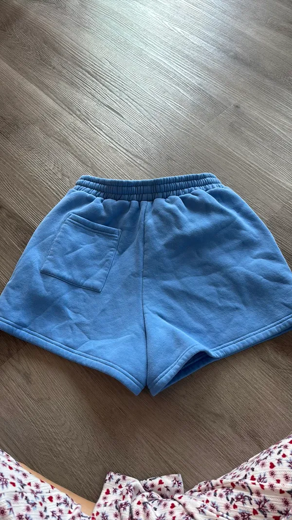 White Fox boutique blue shorts - Image 4