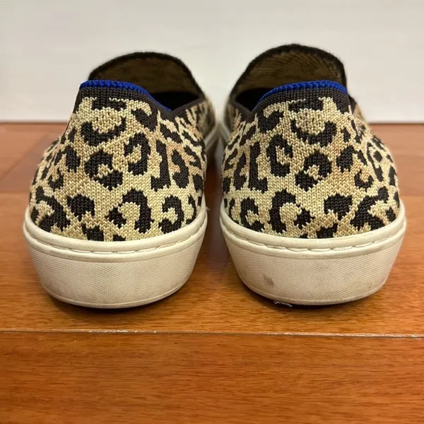 ROTHYS Women Slip On Shoes‎ In Camo Leopard print Size 8 - Image 3