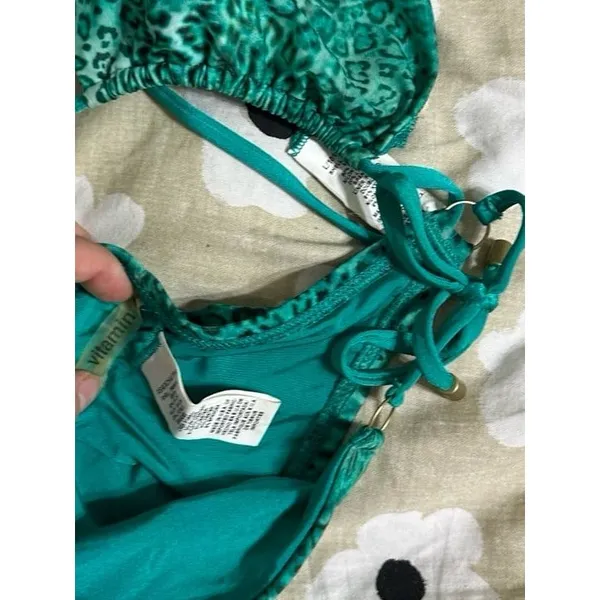Vitamin A teal bikini set - Image 3