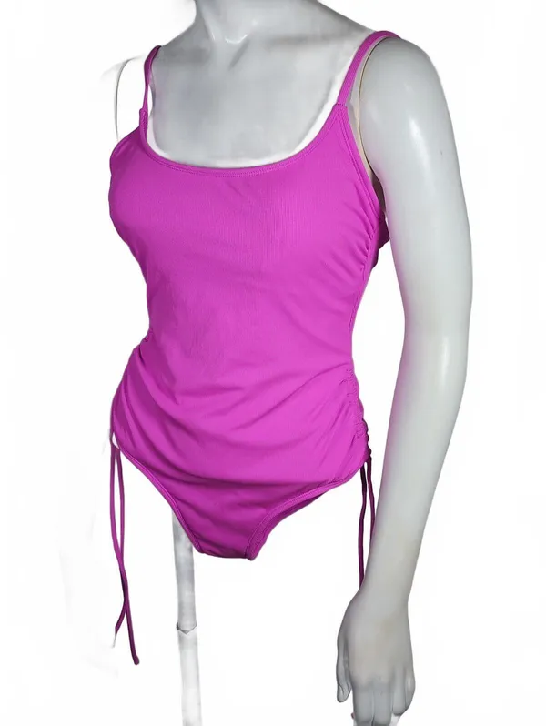 Shade & Shore Women's Pink One Piece Swimsuit Size S (4-6) - Image 2